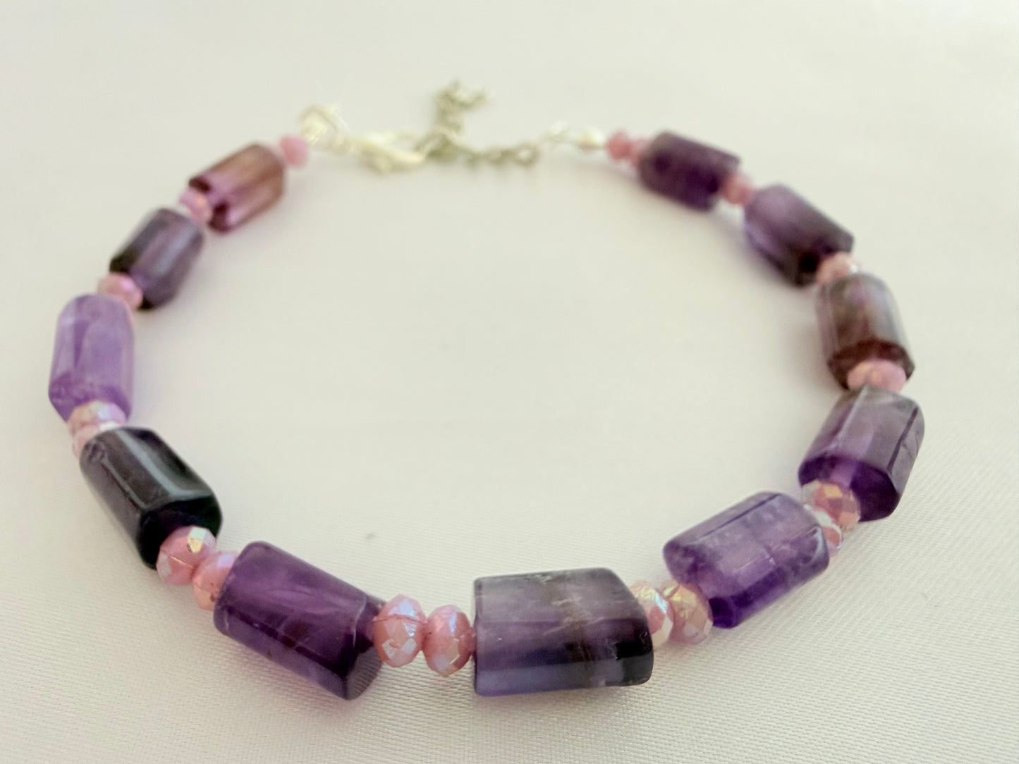 Pulsera de Amatista Facetada