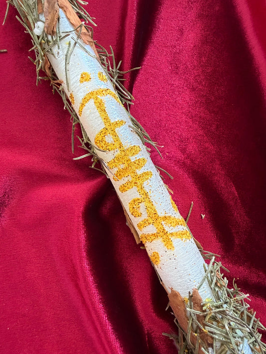 Vela con Sigilo de Abundancia Económica | Ritual