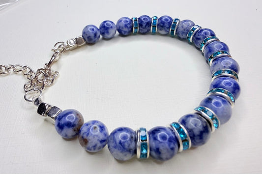 Pulsera de  Cuarzo Sodalita